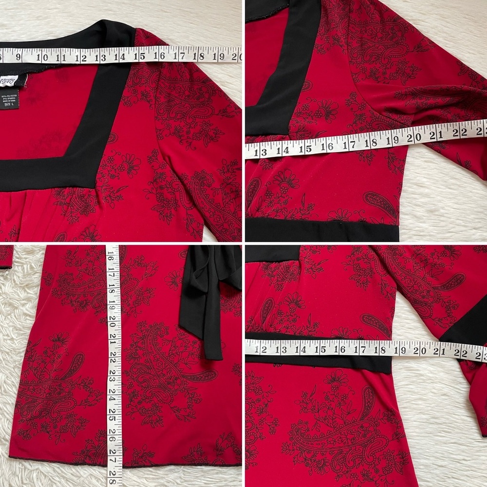 Vintage Y2K studio 1940 squared neck boho blouse - Picture 10 of 17